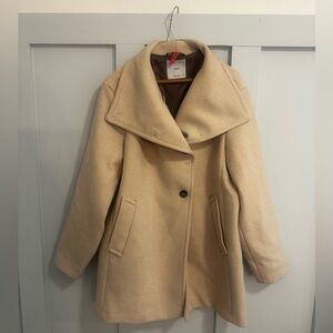 Designer look alike beautiful beige winter Coat from Mango